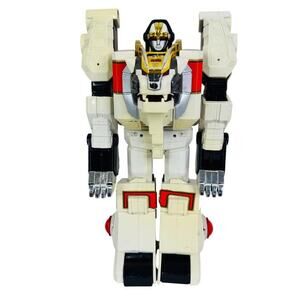 Power Rangers White Tigerzord 11" Figure Tiger Zord Bandai 1994 Incomplete/Wear‎